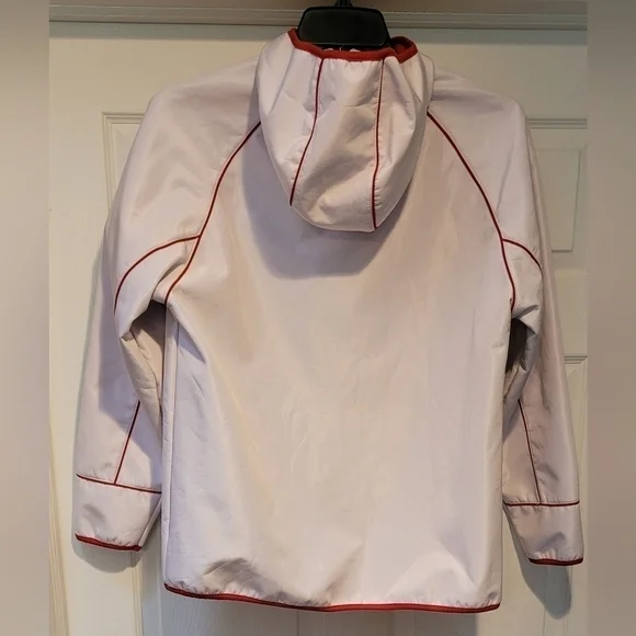 Men's White Super Bowl LIII Team ATL Voluteer Weatherproof Hoodie Size L Atlanta - Picture 4 of 10